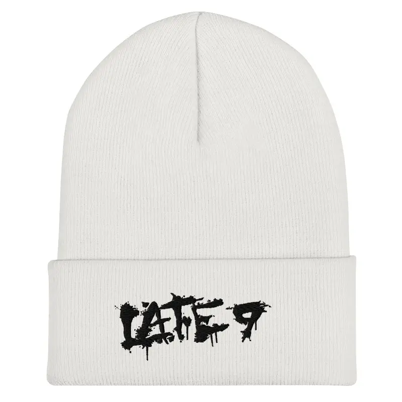 L9 beanie white